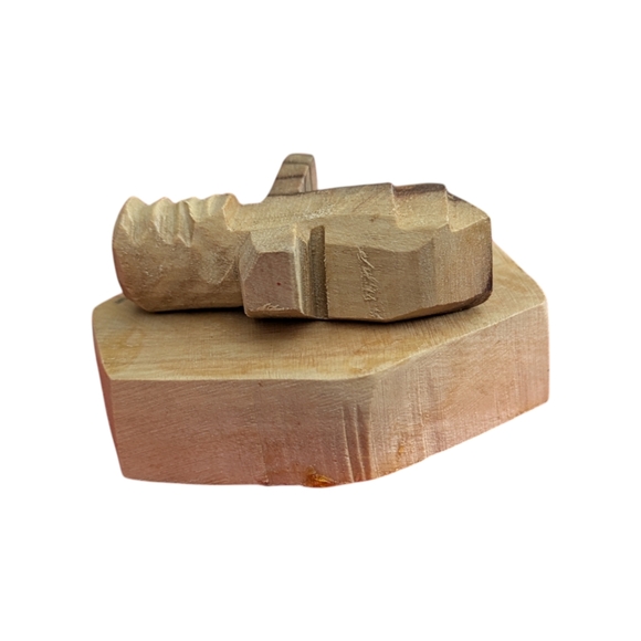 Vintage Hand Carved Olive Wood Nativity Set from the Holy Land Bethlehem 1900-50 - Picture 10 of 16